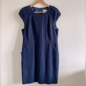 J. Crew bouclé cap sleeve dress